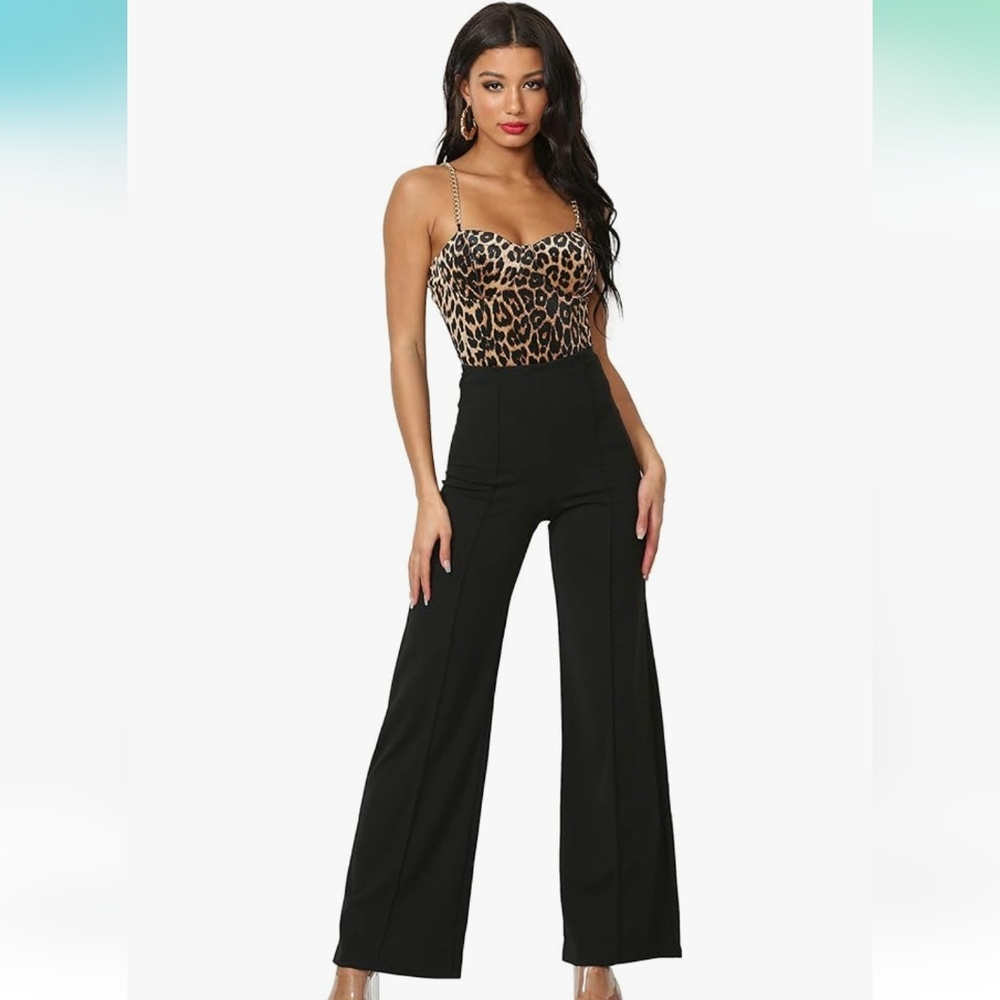 High-waisted dress pants